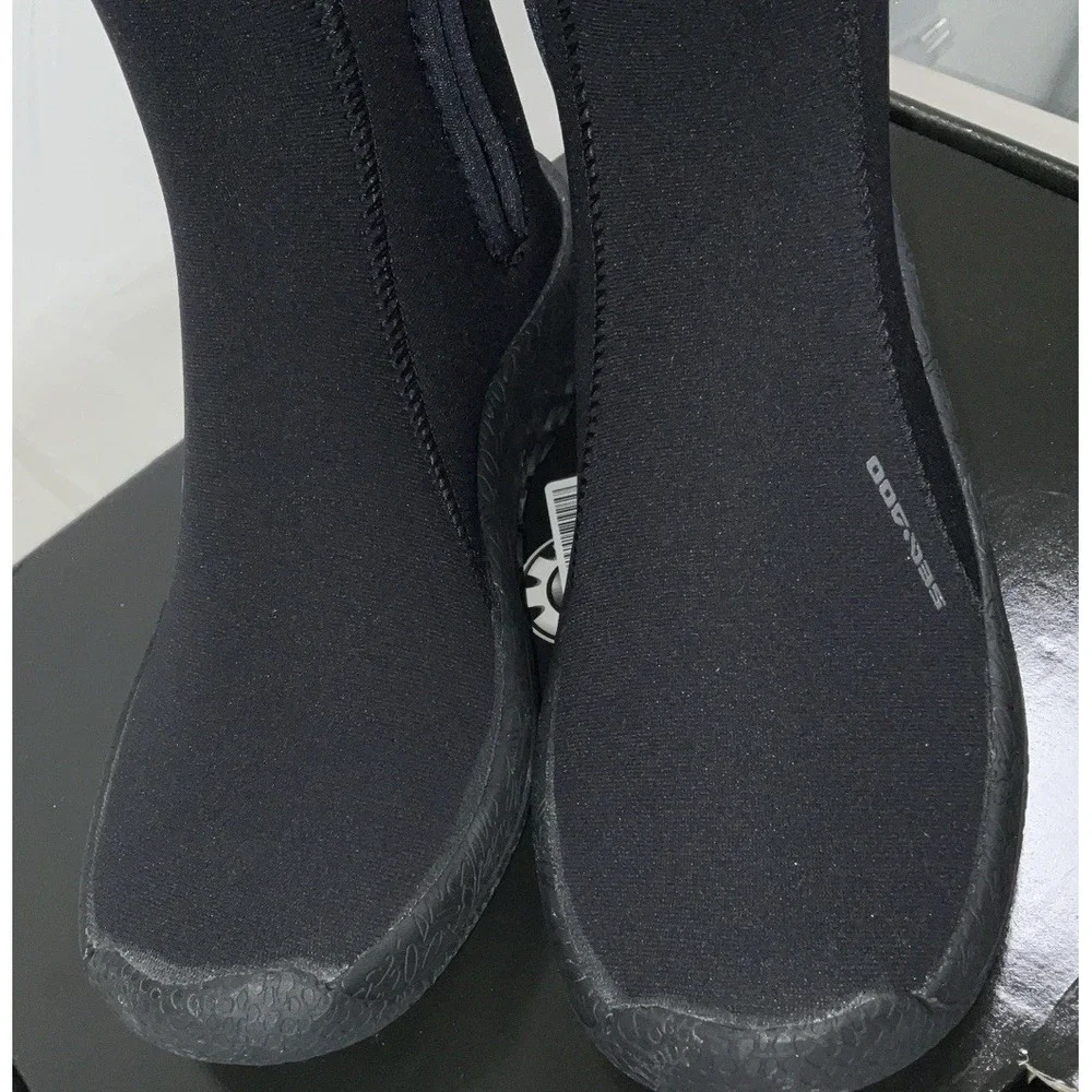 NIB Sea-Doo Unisex Neoprene‎ Water Sport Boots Shoes - Black - Size 5 (10